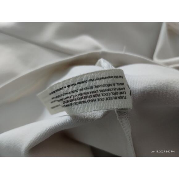 Intimately Free People Women's Creme V-Neck Mesh Sleeve Whimsical Top size Small - Picture 10 of 12